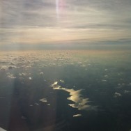 Finger Lakes through the clouds