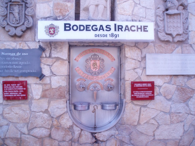 Pilgrim's font at Bodegas Irache