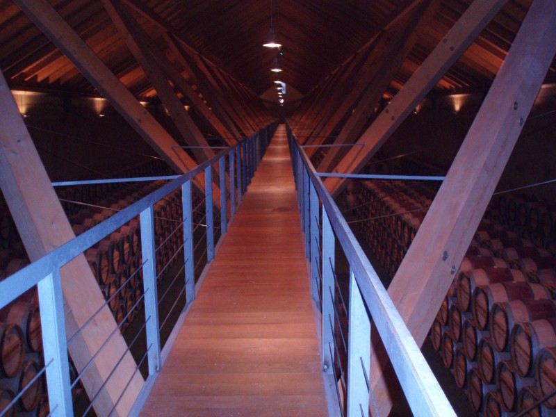 Chivite - Bridge over the barrel room