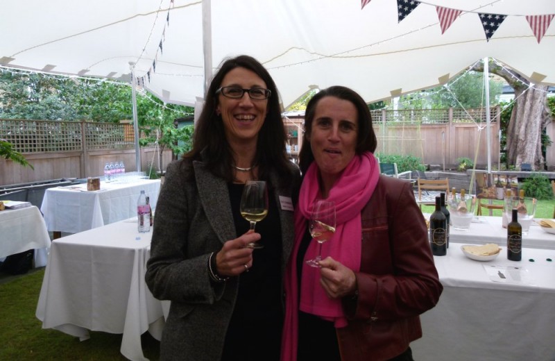 Sue Chambers (left) of Wine Equals, Lisa McGovern (right), Manager at The Lion & Lobster