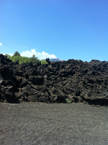 Mount Etna's last lava flow